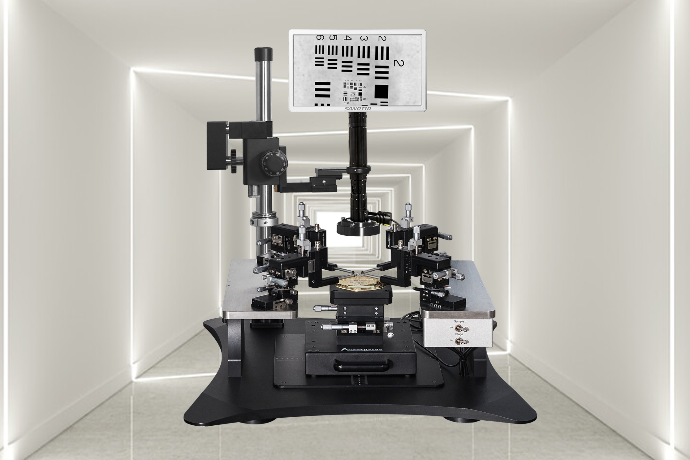 2024年4月北京某大学在上海博彩平台推荐购买的标准手动探针台PSM系列PSM-4交付完成